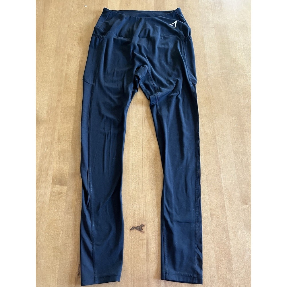 Gymshark Training 7/8 Leggings Black Size S Small B1A1V